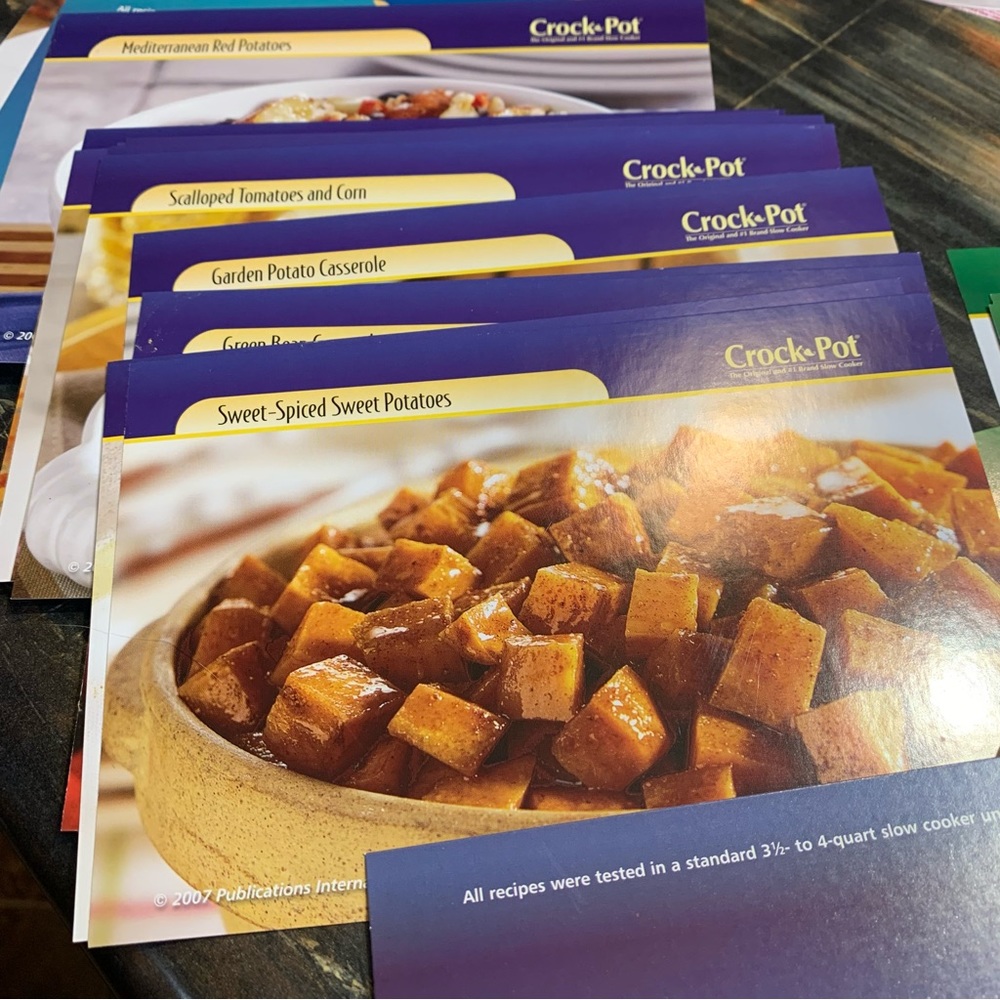 Crockpot recipe tin NWT